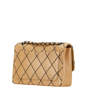 Chanel Matelasse Wild Stitch Lambskin Shoulder Bag