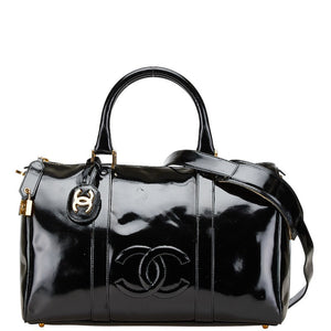 Chanel Coco Mark Patent Leather 2way Bag