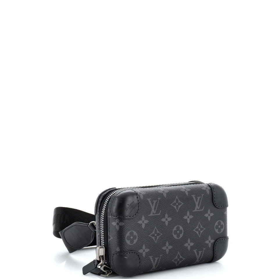 Louis Vuitton Horizon Clutch Monogram Eclipse Canvas