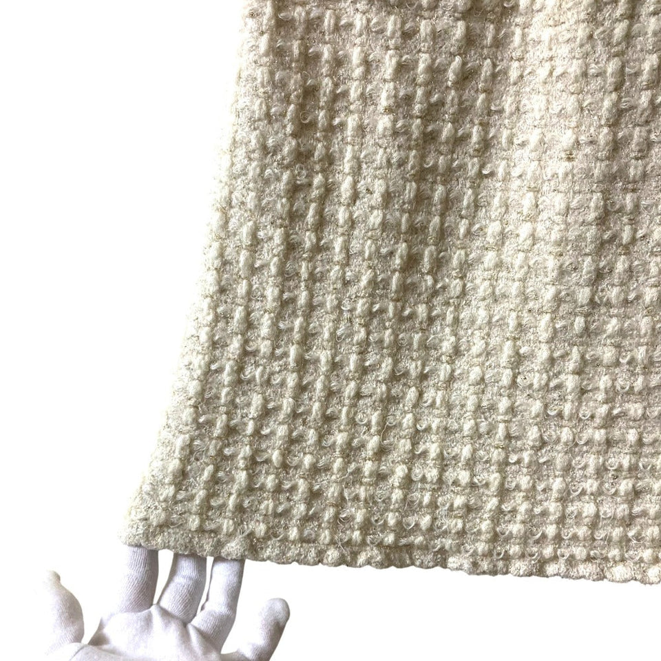 Chanel Knit Tweed Skirt
