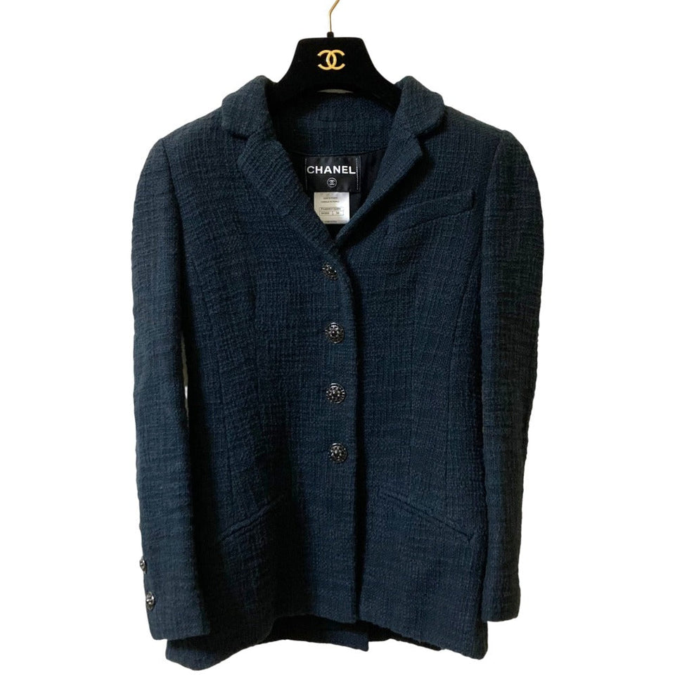 Chanel Bijou Button Tweed Jacket