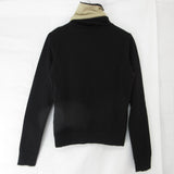 Chanel Logo Cashmere Turtleneck Sweater