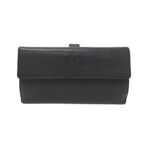 Chanel Timeless CC Caviar Skin Long Wallet