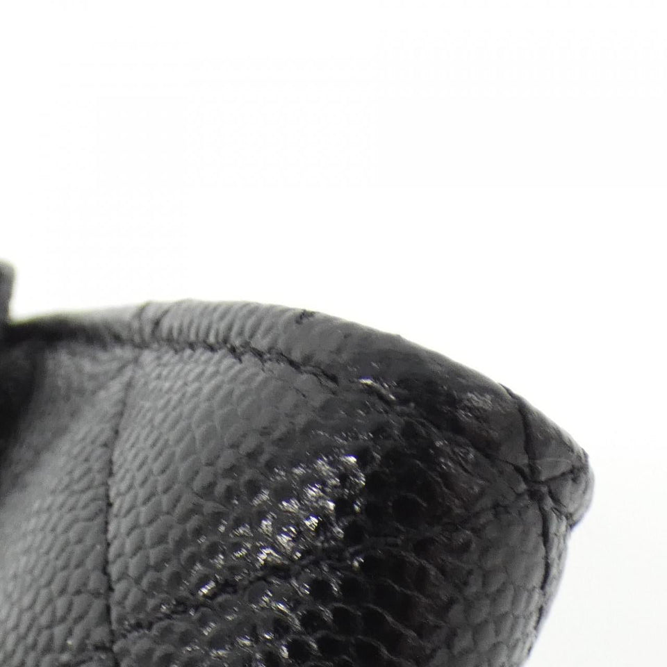 Chanel AP3061 Caviar Skin Chain Clutch