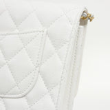 Chanel AP3694 Caviar Skin Chain Wallet