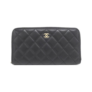 Chanel Timeless Classic Line Lambskin Long Wallet