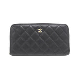Chanel Timeless Classic Line Lambskin Long Wallet