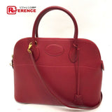 Hermes Handbag Fjord Gold Metal Bored 37 Women