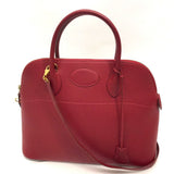 Hermes Handbag Fjord Gold Metal Bored 37 Women