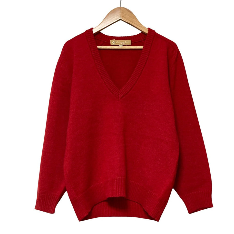 Christian Dior V-neck Wool Sweater