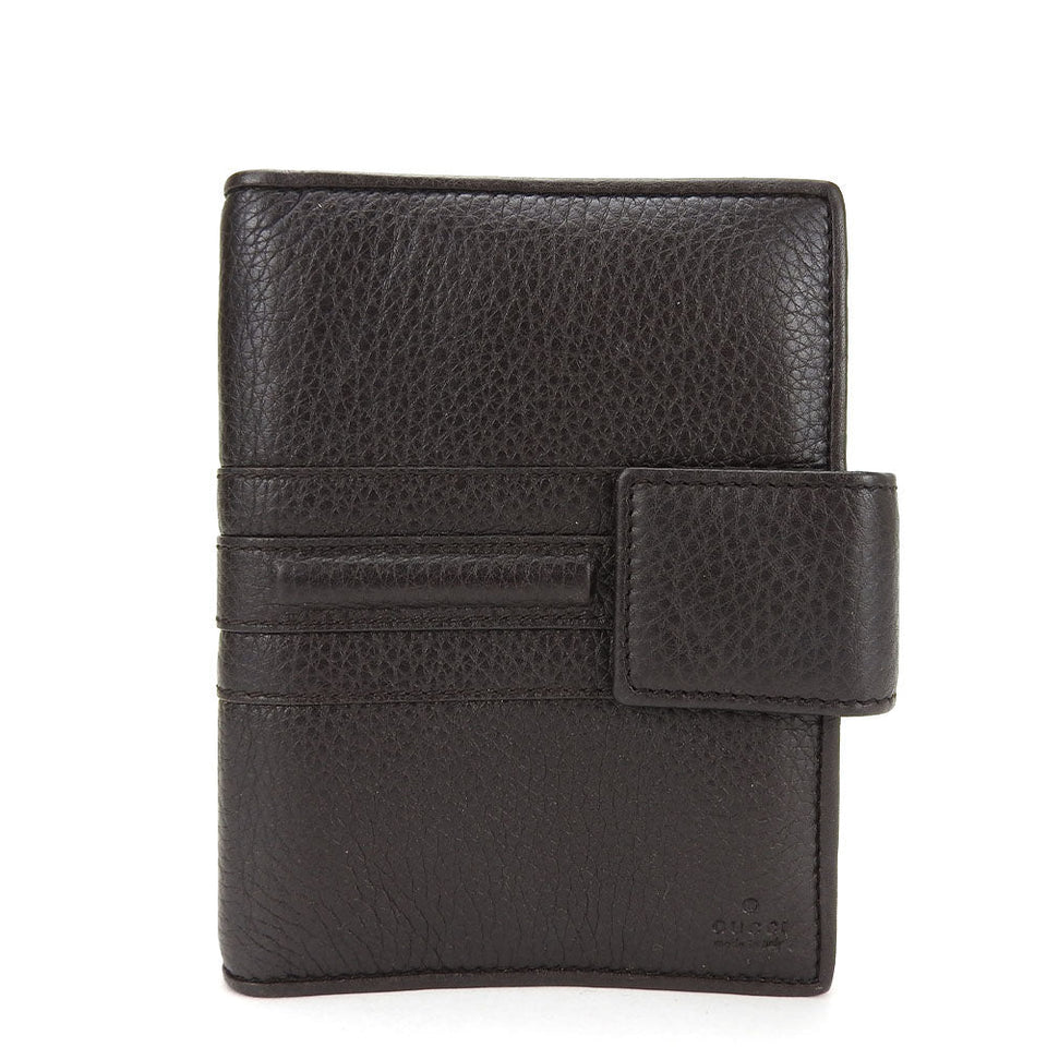 Gucci System organizer 245821 leather Dark brown mens(Unisex)