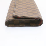 Louis Vuitton Damier Ebene Pochette Twin GM Shoulder Bag LV Auth 24679A