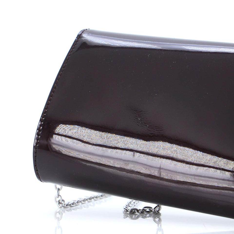 Louis Vuitton Chain Louise Clutch Patent PM