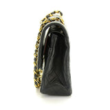 Chanel Double Flap Quilted Lambskin Leather Bag