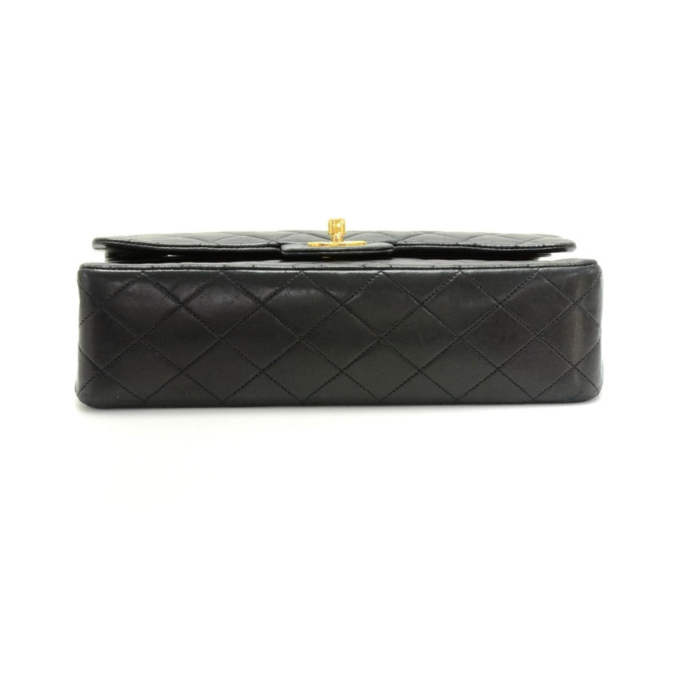 Chanel Double Flap Quilted Lambskin Leather Bag