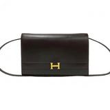 Hermes Shoulder Bag Box scarf Brown Annie