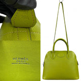 Hermes Shoulder Bag Shave green Bored 31 Women