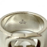 Gucci Ring AG 925 Silver Double G mens 16