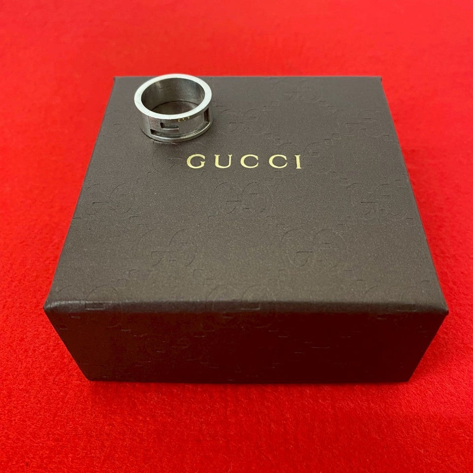 Gucci Ring Silver925 Silver Square G mens 15