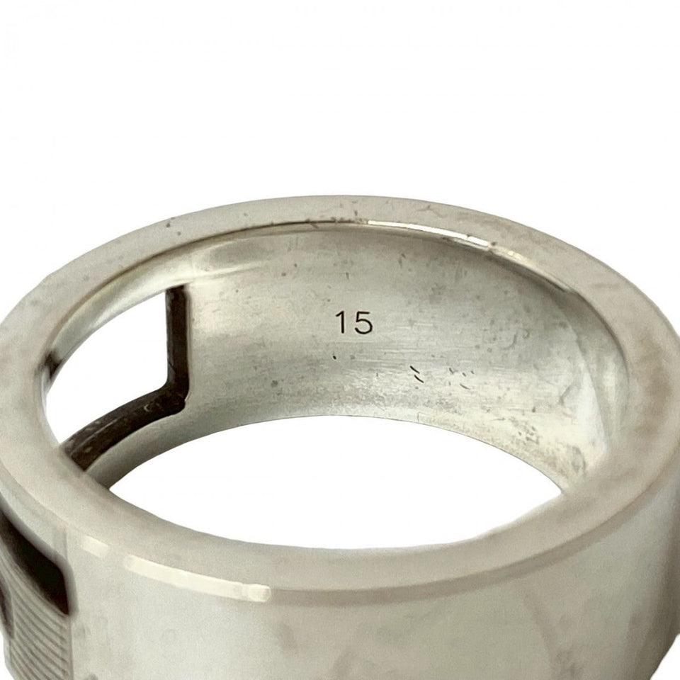 Gucci Ring Silver925 Silver Square G mens 15