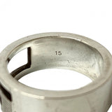 Gucci Ring Silver925 Silver Square G mens 15
