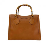 Gucci Handbag leather Brown Bamboo