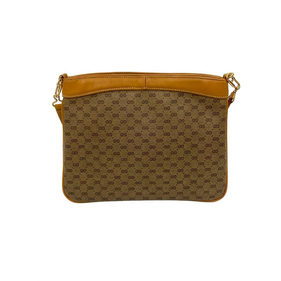 Gucci Shoulder Bag leather Brown