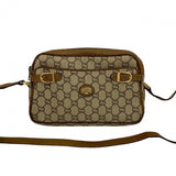 Gucci Shoulder Bag leather Brown