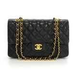Chanel Double Flap Quilted Leather Bag