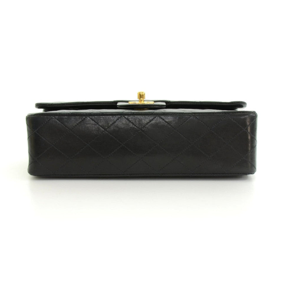 Chanel Double Flap Quilted Leather Bag