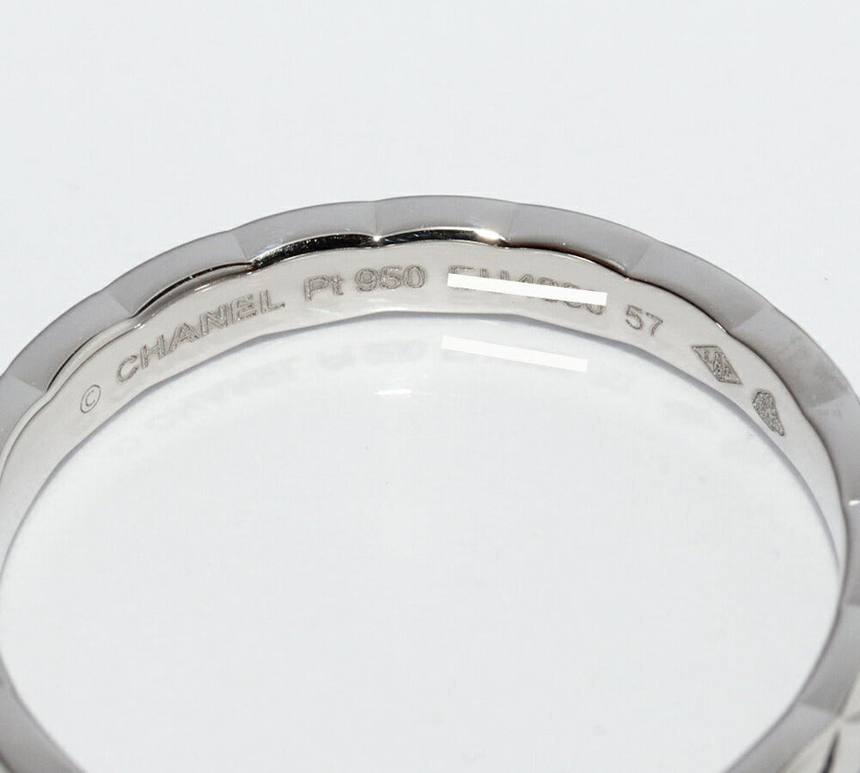 Chanel Coco Crush Pt950 Ring Size 16