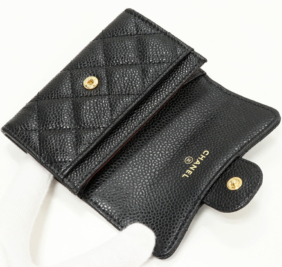 Chanel  Case Caviar Leather  Case