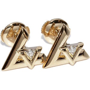 Louis Vuitton LV Volt One Au750 Diamond Earrings