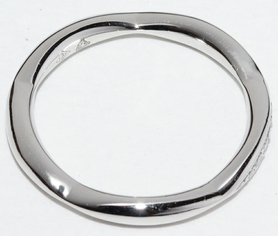 Chanel Camelia Pt950 Diamond Ring Size 8