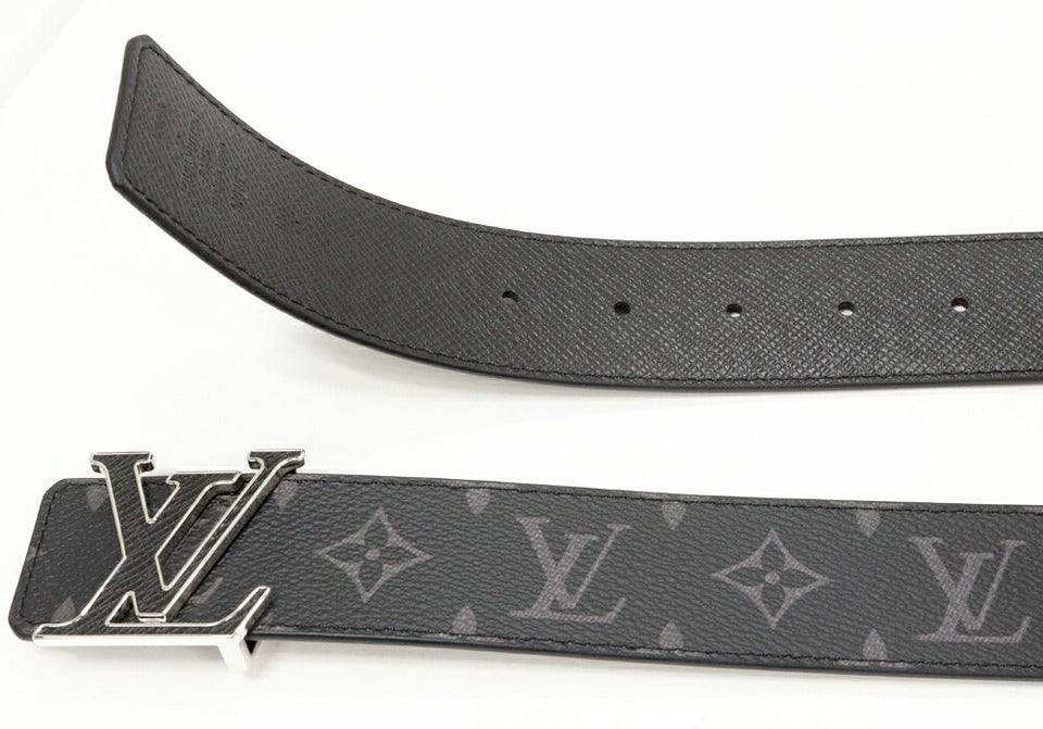 Louis Vuitton LV Initiales Monogram Eclipse Taiga Belt