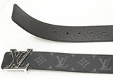 Louis Vuitton LV Initiales Monogram Eclipse Taiga Belt