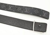 Louis Vuitton LV Initiales Monogram Eclipse Taiga Belt