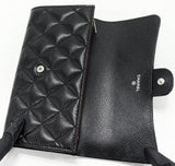 Chanel Classic Flap Wallet Caviar Skin Long Wallet