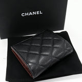 Chanel Matelassé Caviar Skin Wallet