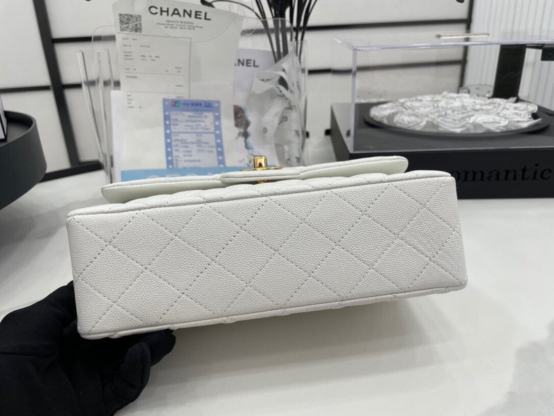 Chanel White Quilted Classic Chain Bag – Bags Junction