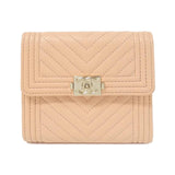Chanel Boy Chanel Caviar Skin Wallet