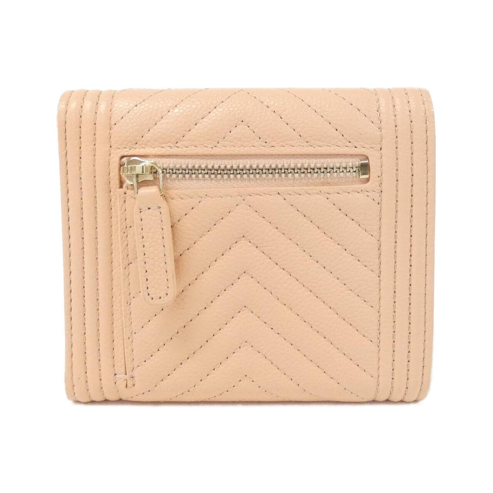 Chanel Boy Chanel Caviar Skin Wallet