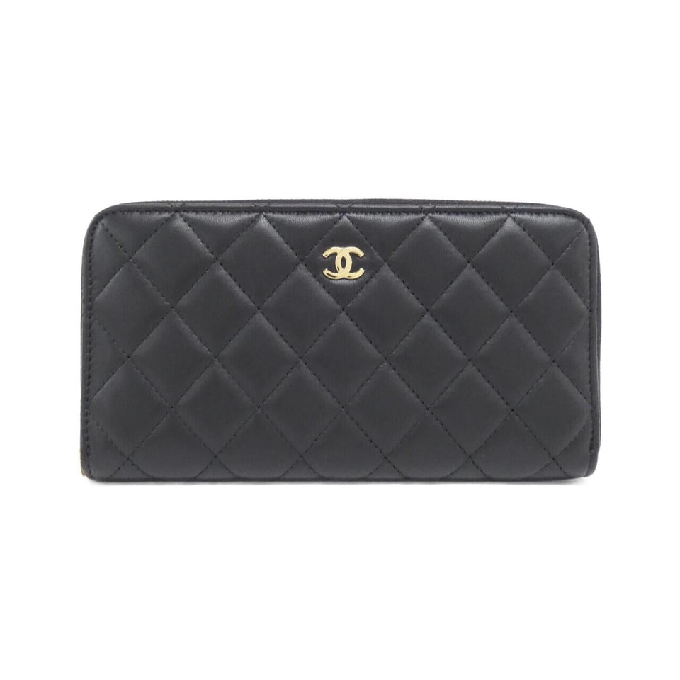 Chanel Timeless Classic Line Lambskin Long Wallet