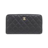 Chanel Timeless Classic Line Lambskin Long Wallet