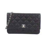 Chanel AP4241 Caviar Skin Chain Wallet