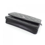 Chanel AP4241 Caviar Skin Chain Wallet