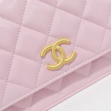 Chanel AP3516 Caviar Skin Wallet on Chain
