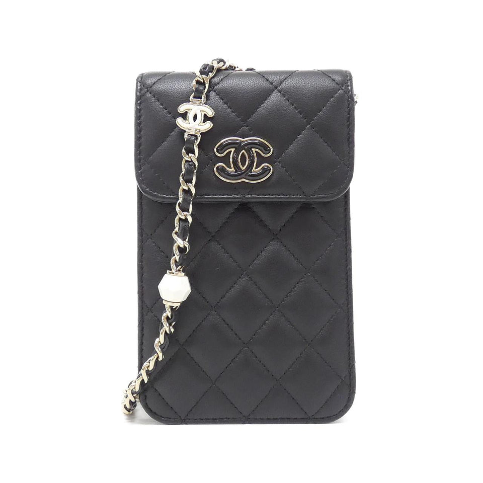 Chanel AP3228 Satin Finish Lambskin Phone Case