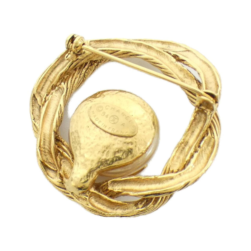 Chanel Faux Pearl Brooch
