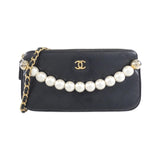 Chanel AP0998 Calfskin Chain Wallet
